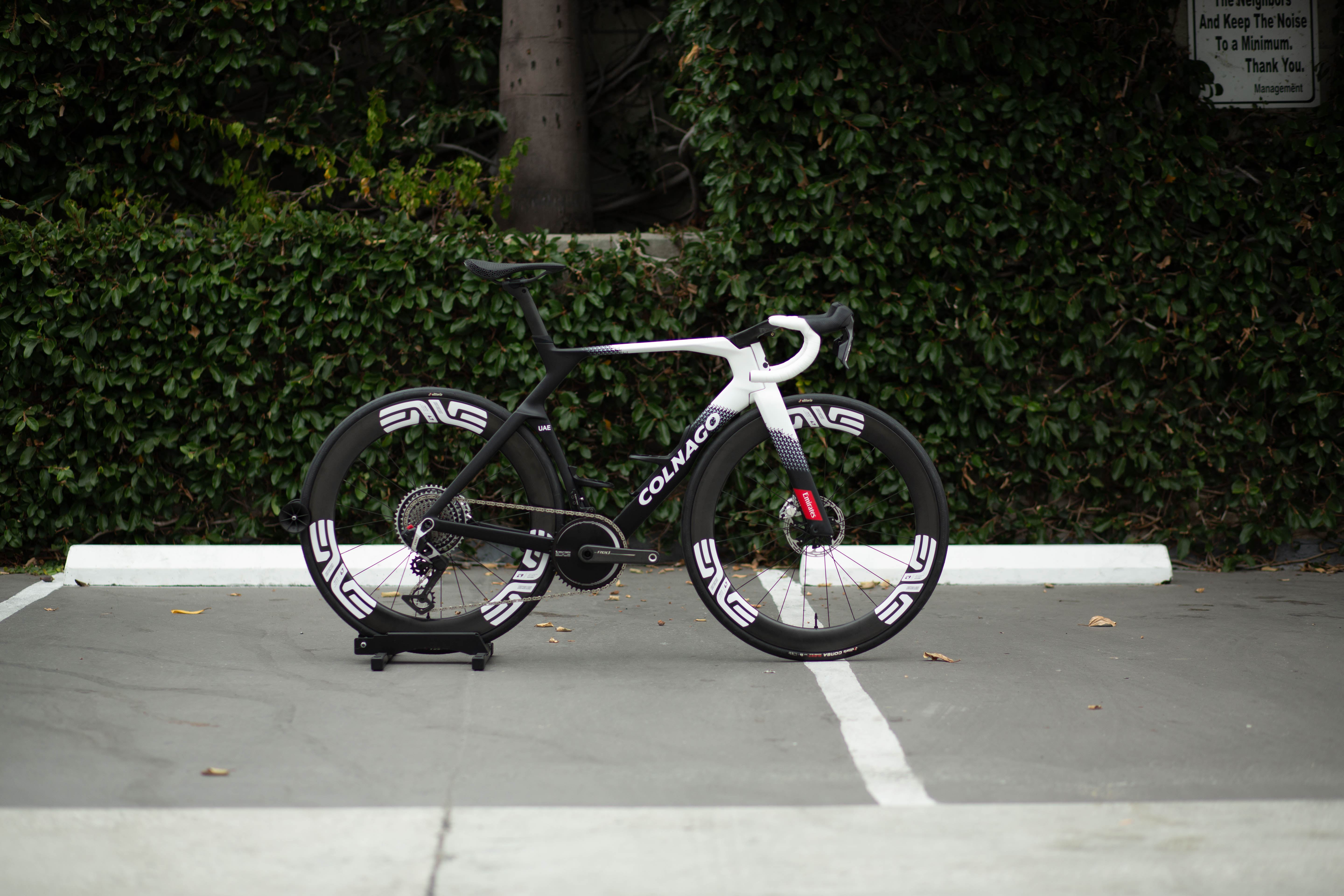Colnago Y1RS 1x Red XPLR build, drive-side profile, at Sundays Cycles